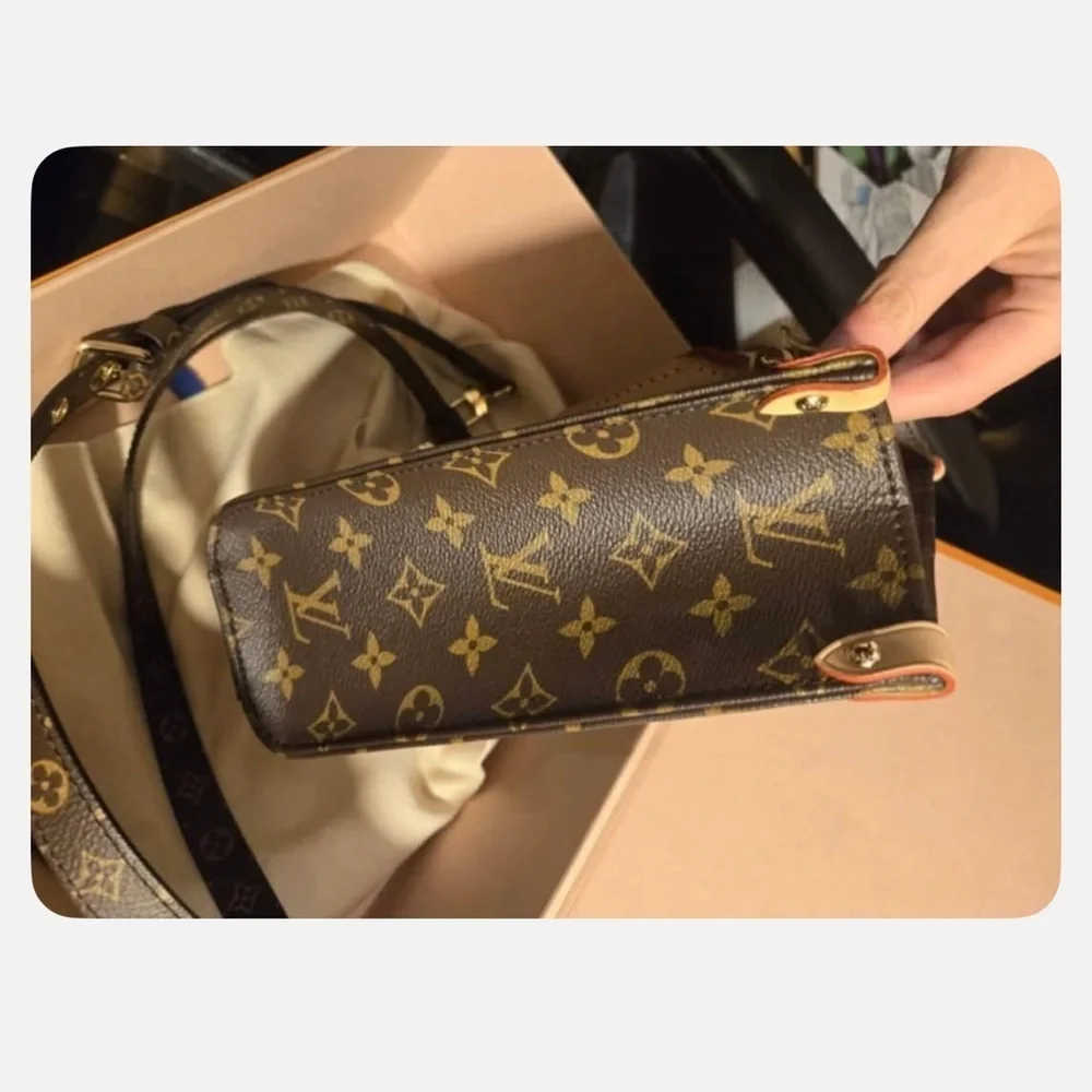 Louis Vuitton Sac Plat BB monogram canvas. New with dust bag and box.